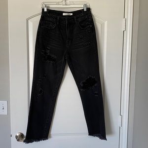 Women’s distressed jeans